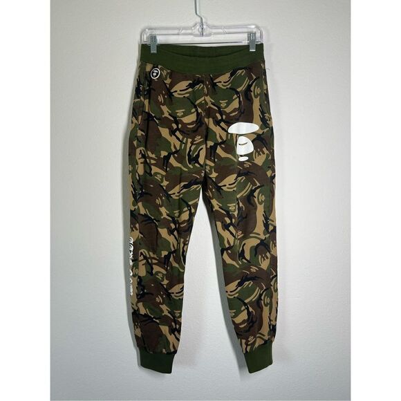 AAPE SWEATPANTS Size S AAPPTM6558XAD camouflage print cargo track trousers - Picture 1 of 10